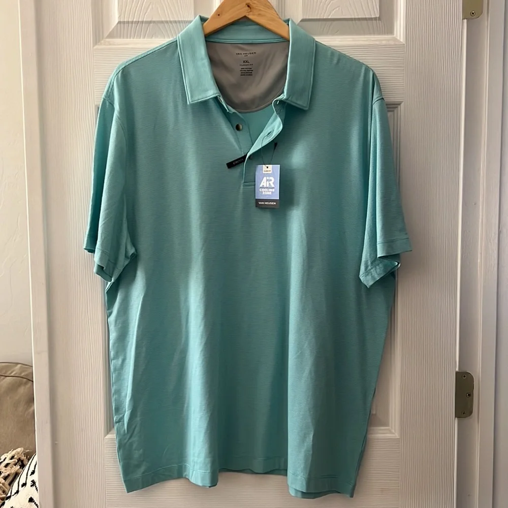 NWT Van Heusen Air Classic Fit Polo Shirt - Picture 7 of 7